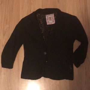 Black lace blazer